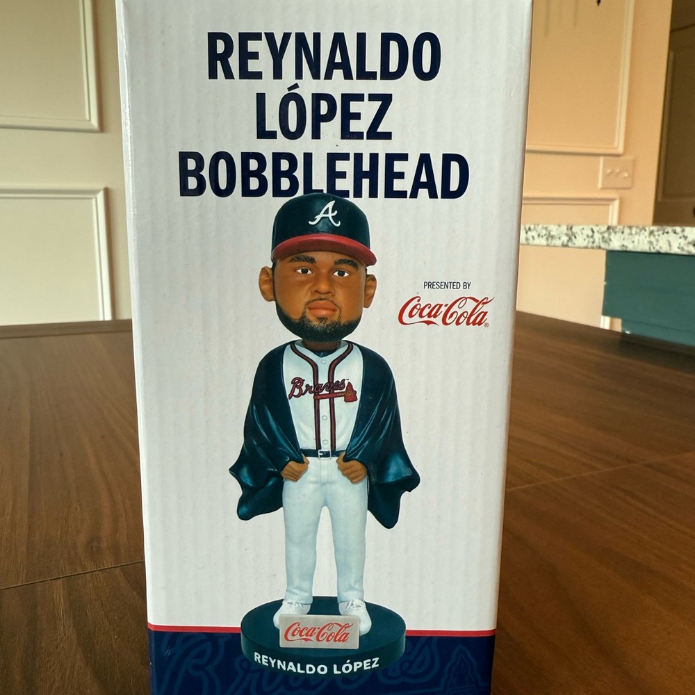 Unopened Atlanta Braves Reynaldo Lopez Bobblehead